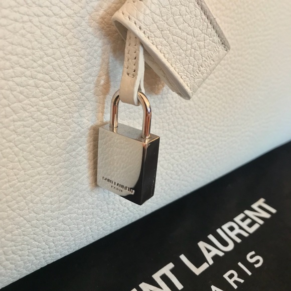 YSL Saint Laurent Small Sac De Jour Ivory Handbag - Picture 3 of 10